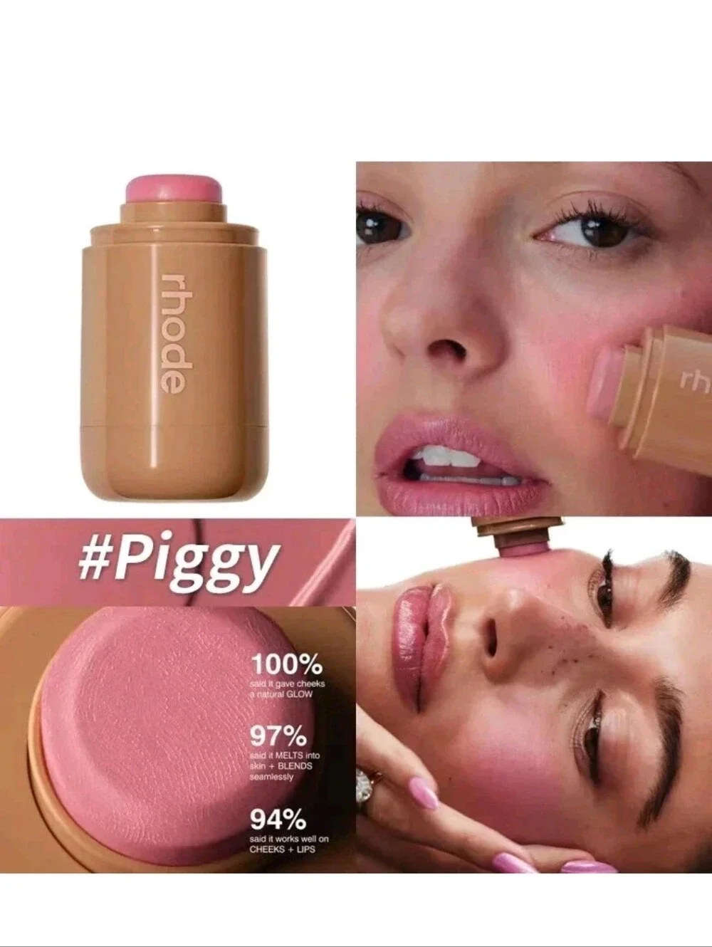 RHODE Cream Blush Stick - Piggy Pink